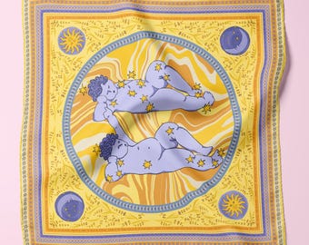 Gemini Silk Scarf