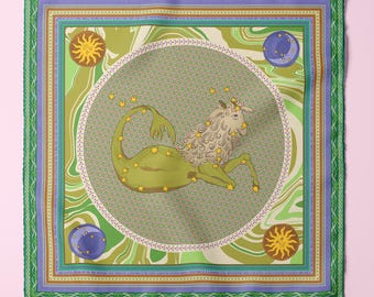 Capricorn Silk Scarf