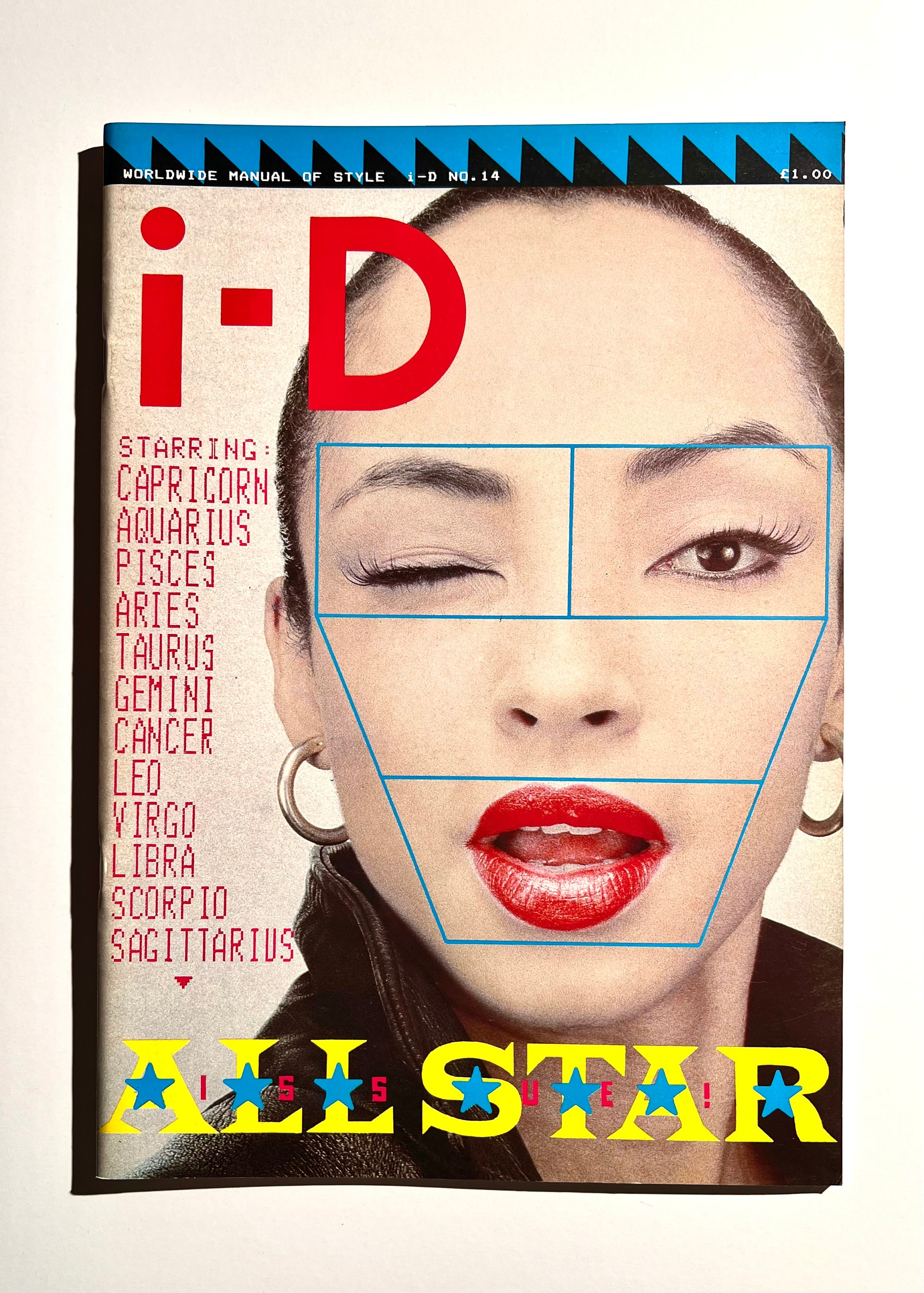 I-d Magazine # 14 Sade All Star Issue From January/februaury 1984