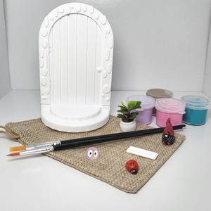 DIY Paint Kit, Fairy Door, great gift for kids and adults