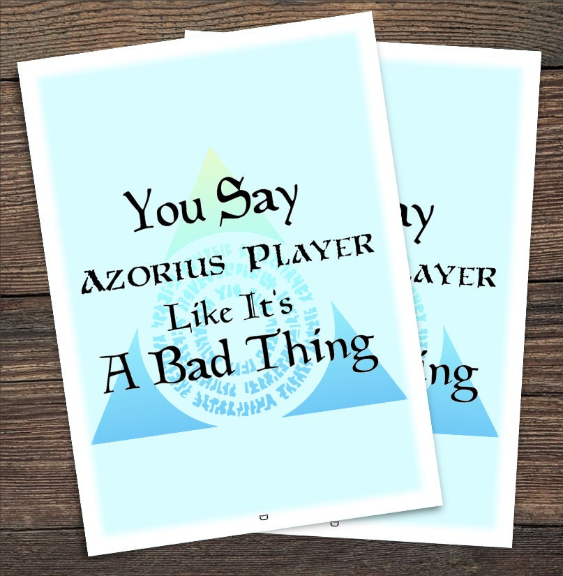 Azorius Guild Standard Size Card Sleeves, You Say Azorius Player Like It's a Bad Thing, Dragon Shield Card Sleeves Azorius Guild Standard Size Card Sleeves, You Say Azorius Player Like It's a Bad Thing, Dragon Shield Card Sleeves