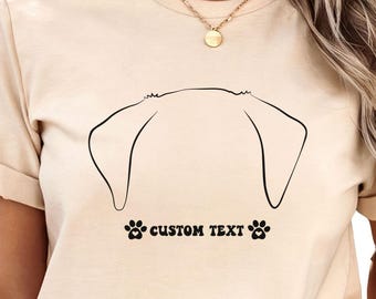 Custom Labrador Retriever Shirt | Personalized Labrador Name Tee | Lab Mom Lab Dad Shirt | Labrador Gift | Dog Lover T-Shirt