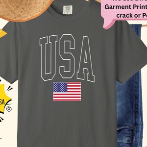 USA Flag shirt, Comfort colors 4 of July shirt, USA Flag T shirt, USA Shirt for 4 of July, Retro Independence Day Patriotic Shirt, Usa tee