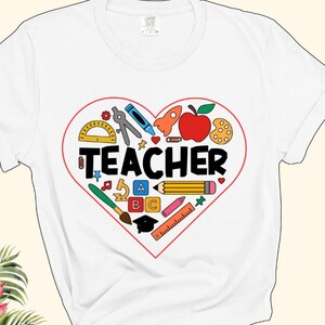 Inspirational Teacher Shirts, Teach Love Inspire Unisex Shirt, Back To School Shirt, First Grade Teacher Shirts, Teacher Appreciation Shirt