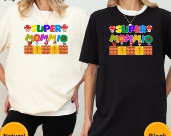 Super Mario Shirt, Super Mario Birthday Shirt, Super Mario Family Shirt, Mario & Friend Party Matching Tee, Mario Family Shirt, Mario Gift