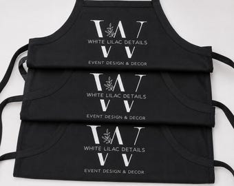Custom Embroidered Apron – Professional Business Logo Uniform