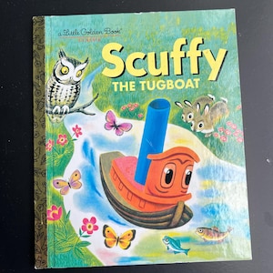 A Little Golden Book- Scuffy the Tugboat classic
