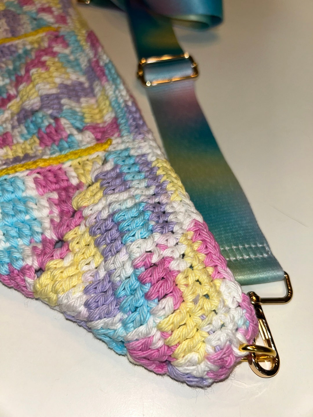 Unicorn Pastel Pattern Print Crossbody bags