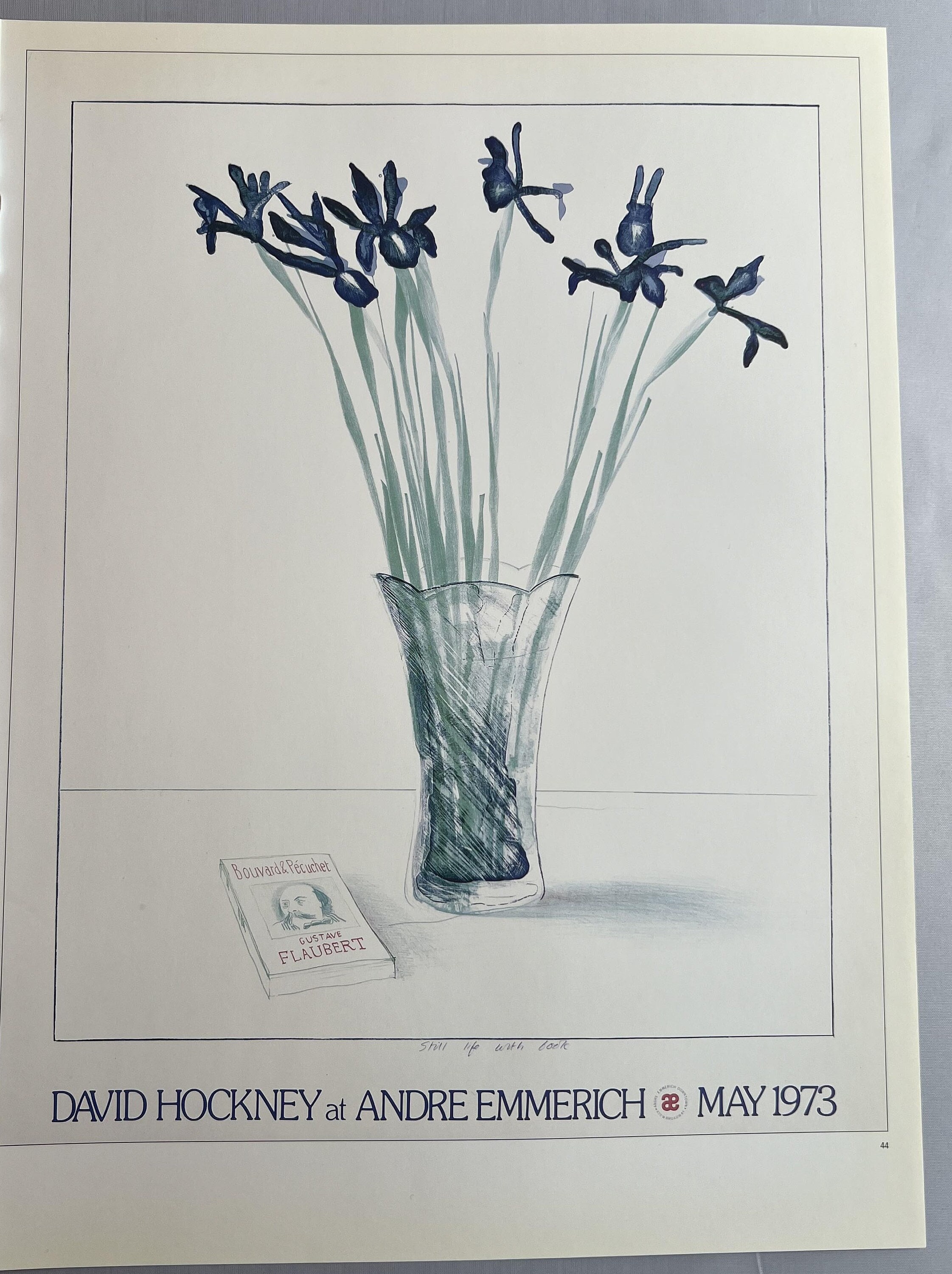 David Hockney Amaryllis in Vase - Etsy Israel