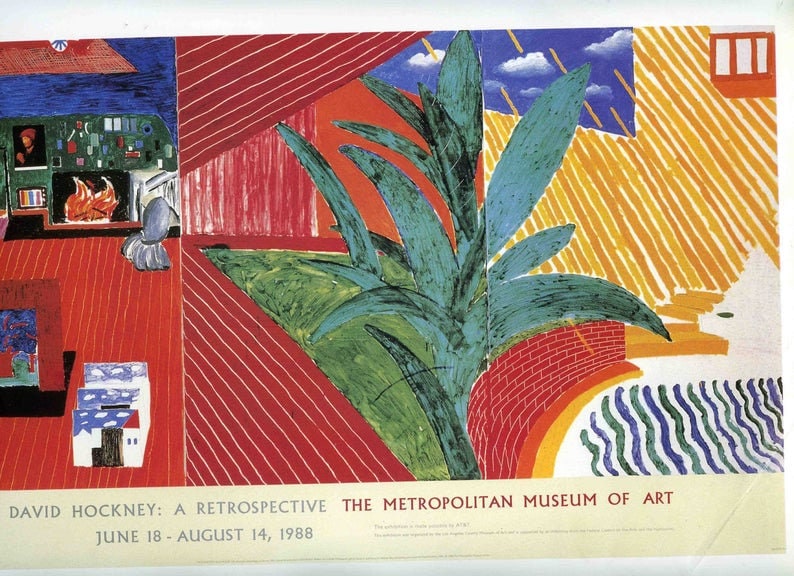 HOCKNEY POSTERS
ハードカバー DAVID HOCKNEY OFFSET LITHOGRAPH PRINT POP ART MUSEUM POSTER