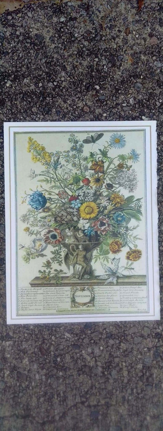 Lámina artística vintage pequeña \, image size:570x1506