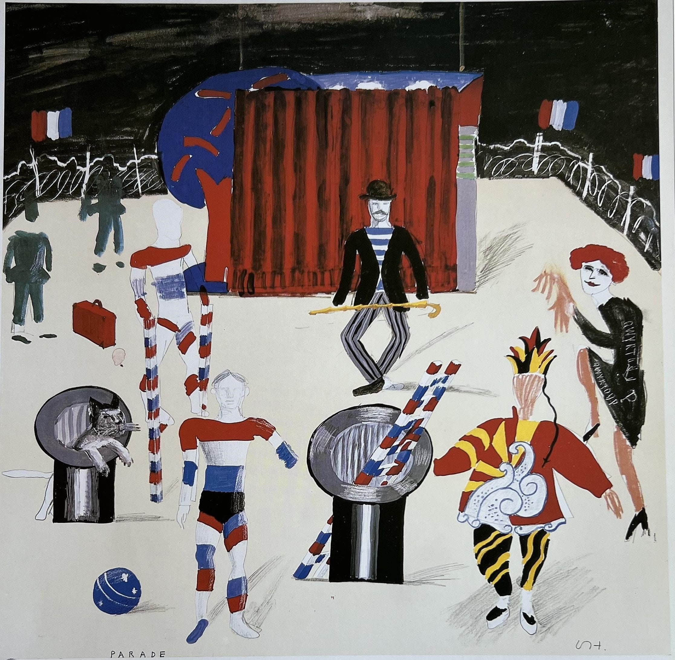 1980 David Hockney Celia,Paris ビンテージポスター DAVID HOCKNEY Celia, Paris 27