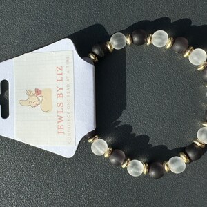 Yin und Yang Perlen Armband