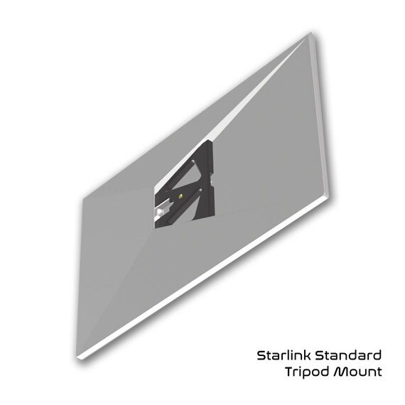Adaptateur Pour Antenne Starlink - Support Réglable En Alliage D'aluminium Pour Installation Facile Sur Toit, Mur Ou Sol