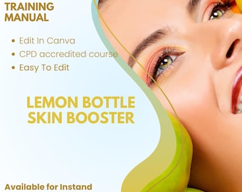 Lemon Bottle Skin Booster Training maual CPD Ready
