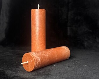 Molten Bronze Paraffin Dripping Pillar Wax Play Candle