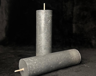 Molten Silver Paraffin Dripping Pillar Wax Play Candle