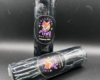Black Paraffin Dripping Pillar Wax Play Candle