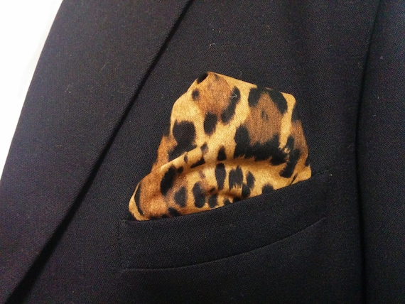 Leopard Pocket Square Leopard Pocket Square