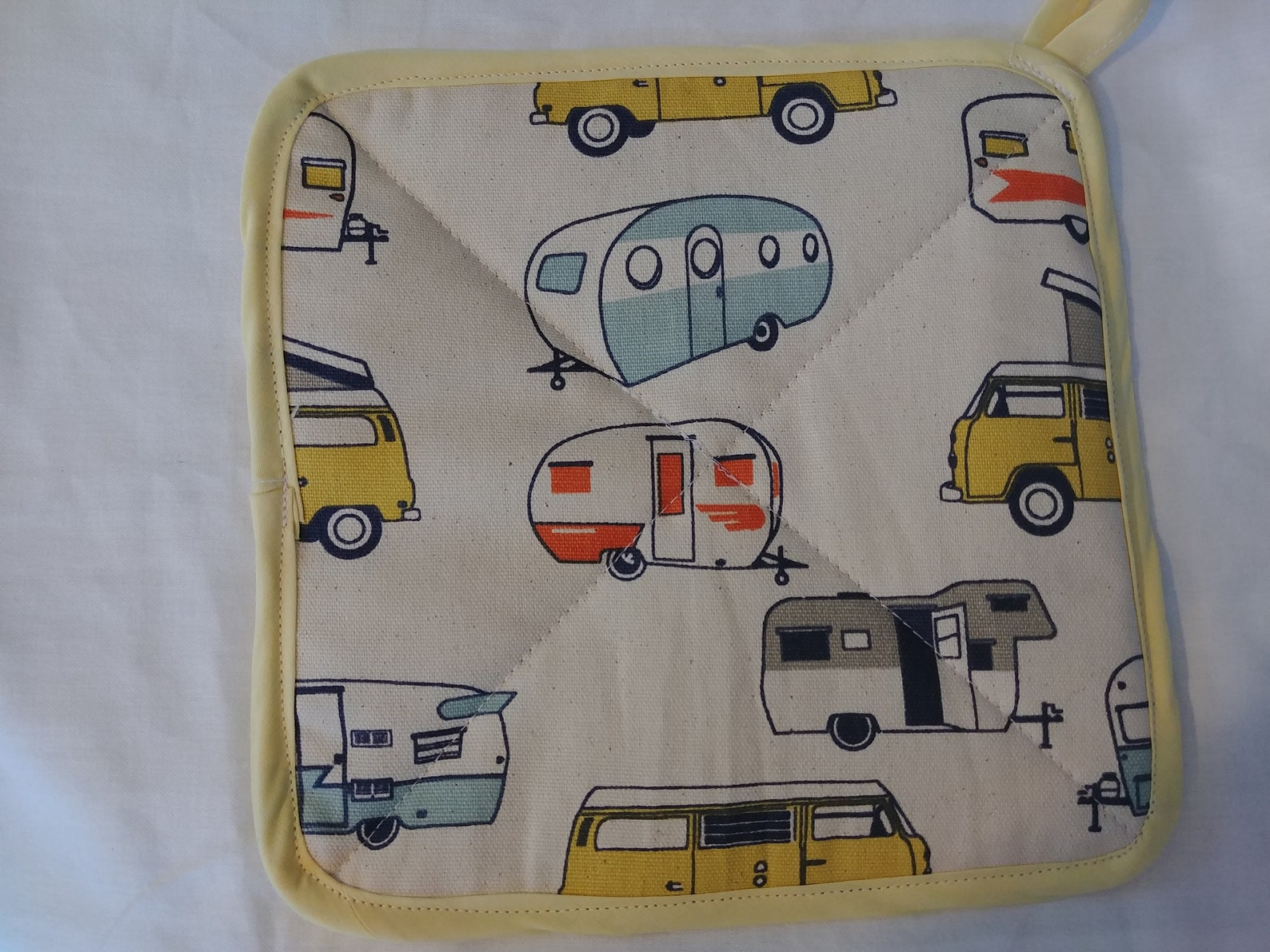 VINTAGE CAMPER LINENS Table Runner Napkins Potholders or Etsy