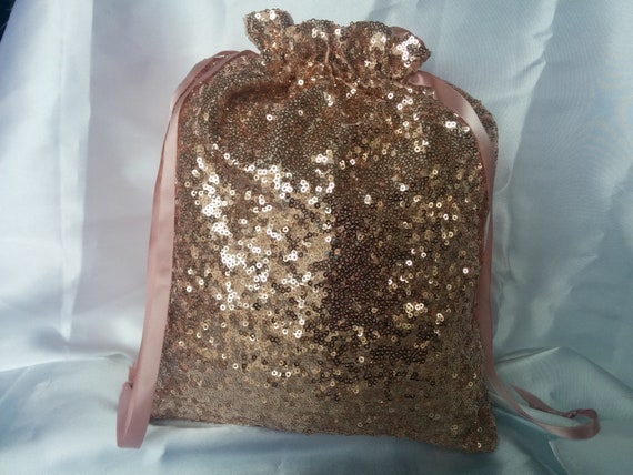 rose gold dance bag