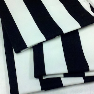 BLACK WHITE STRIPED Table  linens, Runner,  napkins, Black white  Striped Runner, 11&quot; wide,  Nautical, Beach stripes, Wedding, Bridal