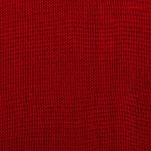 Puede incluir: Primer plano de una tela roja texturizada. La tela tiene un patr&oacute;n tejido y una textura rugosa, similar al yute.