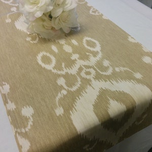 GREY IKAT LINENS Table runners, Napkins, placemats, gray, Ikat, wedding, bridal, shower, party, event image 2