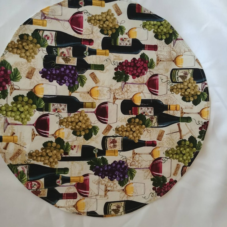 WINE and GRAPES LINENS table Runner or Napkins or Placemats Etsy