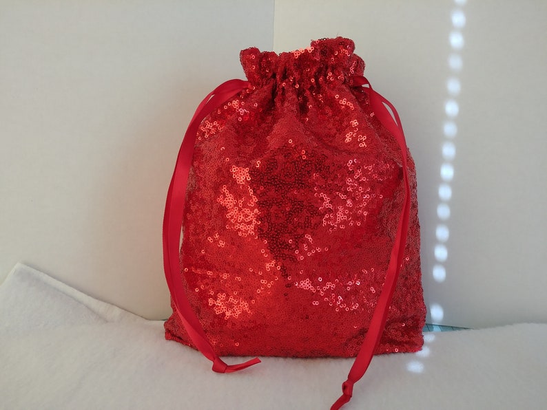 SEQUIN MONEY DANCE Bag, Colors, Rose Gold, Wedding, Bridal, Sequins, Bling, Diamond, Father Daughter, Dance, glitter bag, drawstring, purse image 1