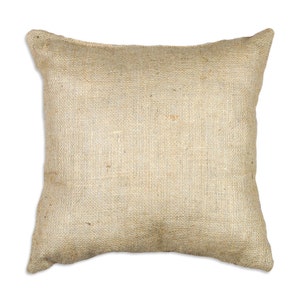 BURLAP PILLOW COVERS - Colors, Sizes, Square Pillow Cover, Burlap, 12- 26",  European Sham, Lumbar, Farmhouse Pillow Cover