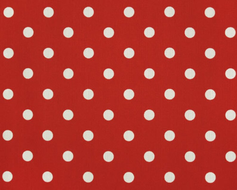 POLKA DOT LINENS Red and white, Table Runners, Napkins, Placemats, and Centerpieces, Wedding, Bridal, Home Decor, Dots, Olivia Decor image 3