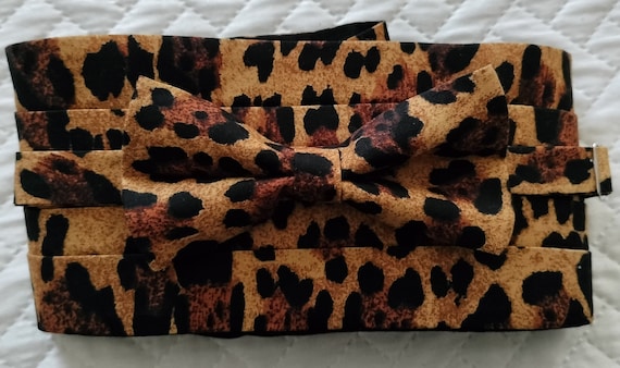 Leopard Cummerbund Leopard Cummerbund
