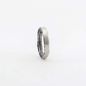 3 mm zilveren ruwe randband