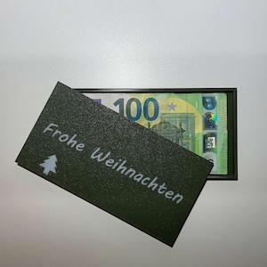 Wiederverwendbare Geschenkbox für Geld / Gutscheine