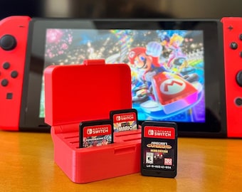 Nintendo Switch-Spielhalter, Switch-Zubehör, Spielhülle für die Reise, Spiel-Organizer, Switch-Spielchipanzeige