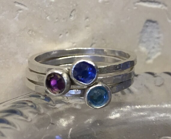 child birthstone rings for mothers