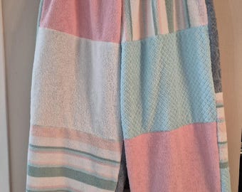 Patchwork Towel Pants