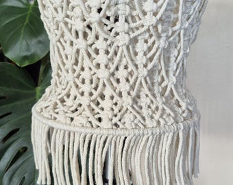 Macrame Lamp Shade