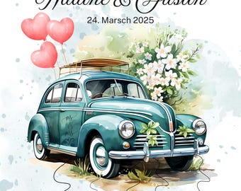 Regalo personalizzato in contanti per matrimonio / Auto per matrimonio / Idee regalo fai da te in contanti / Regalo di nozze per sposi / Regalo personalizzato dell'ultimo minuto / Scarica