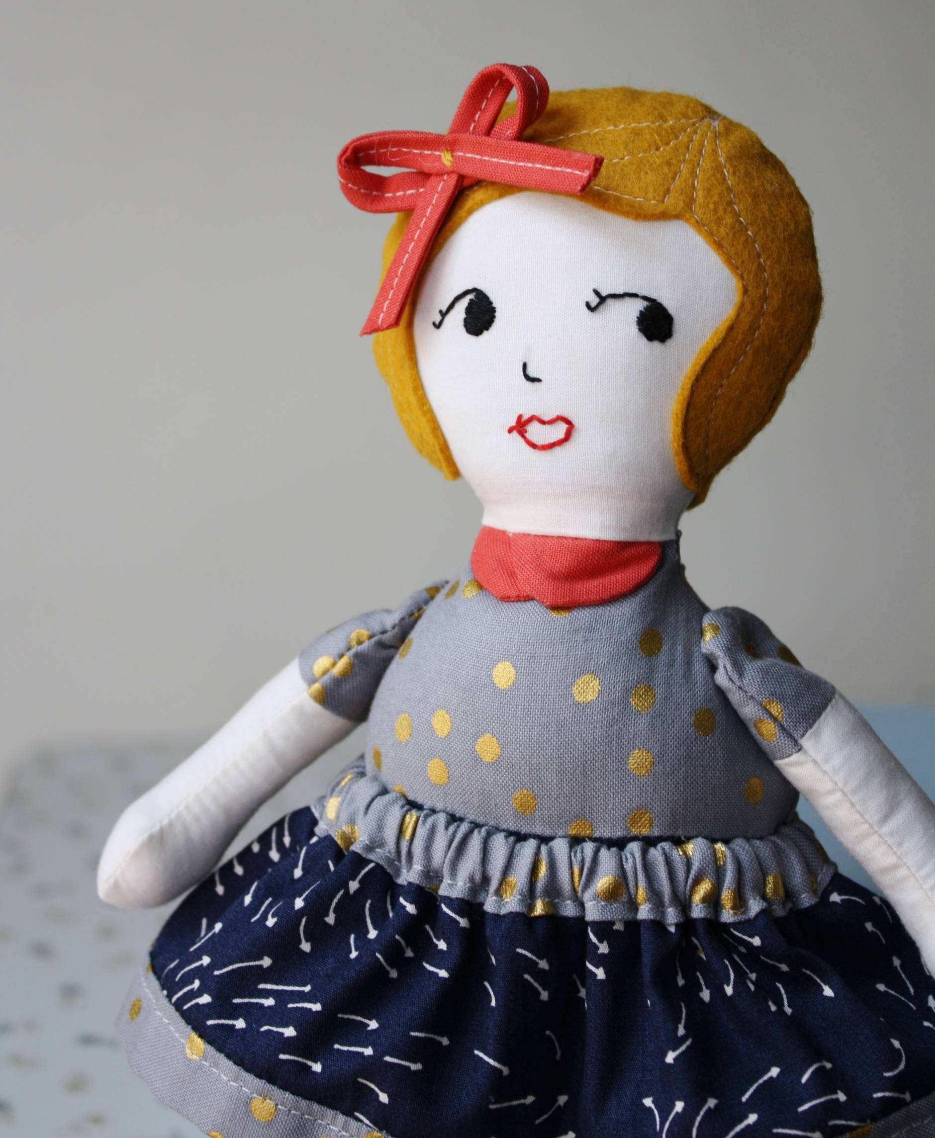 Doll Sewing Pattern, PDF Sewing Pattern, Stuffed Doll Sewing Pattern - Etsy