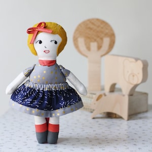 Doll Sewing Pattern, PDF Sewing Pattern, Stuffed Doll Sewing Pattern