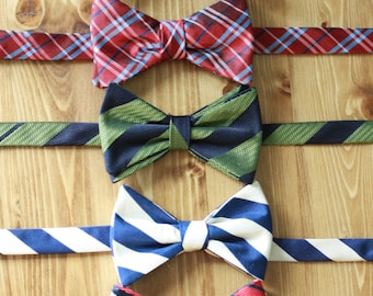 Bow tie PDF Sewing Pattern  - Upcycled from Necktie - Bowtie Pattern