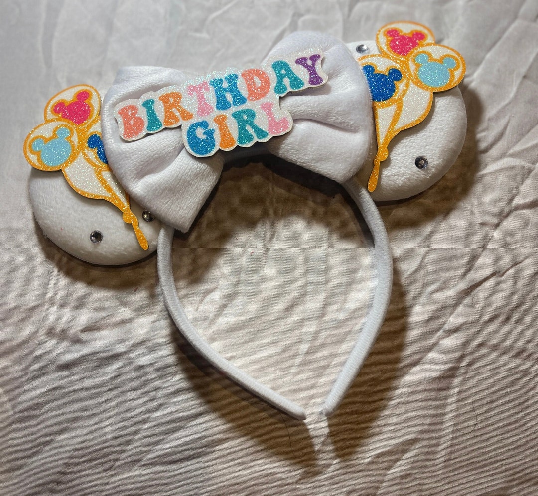 HAMUTH Birthday Ears, Birthday Mouse Ears Headband