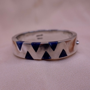 Taje Navajo Sterling Silver Bangle - Etsy
