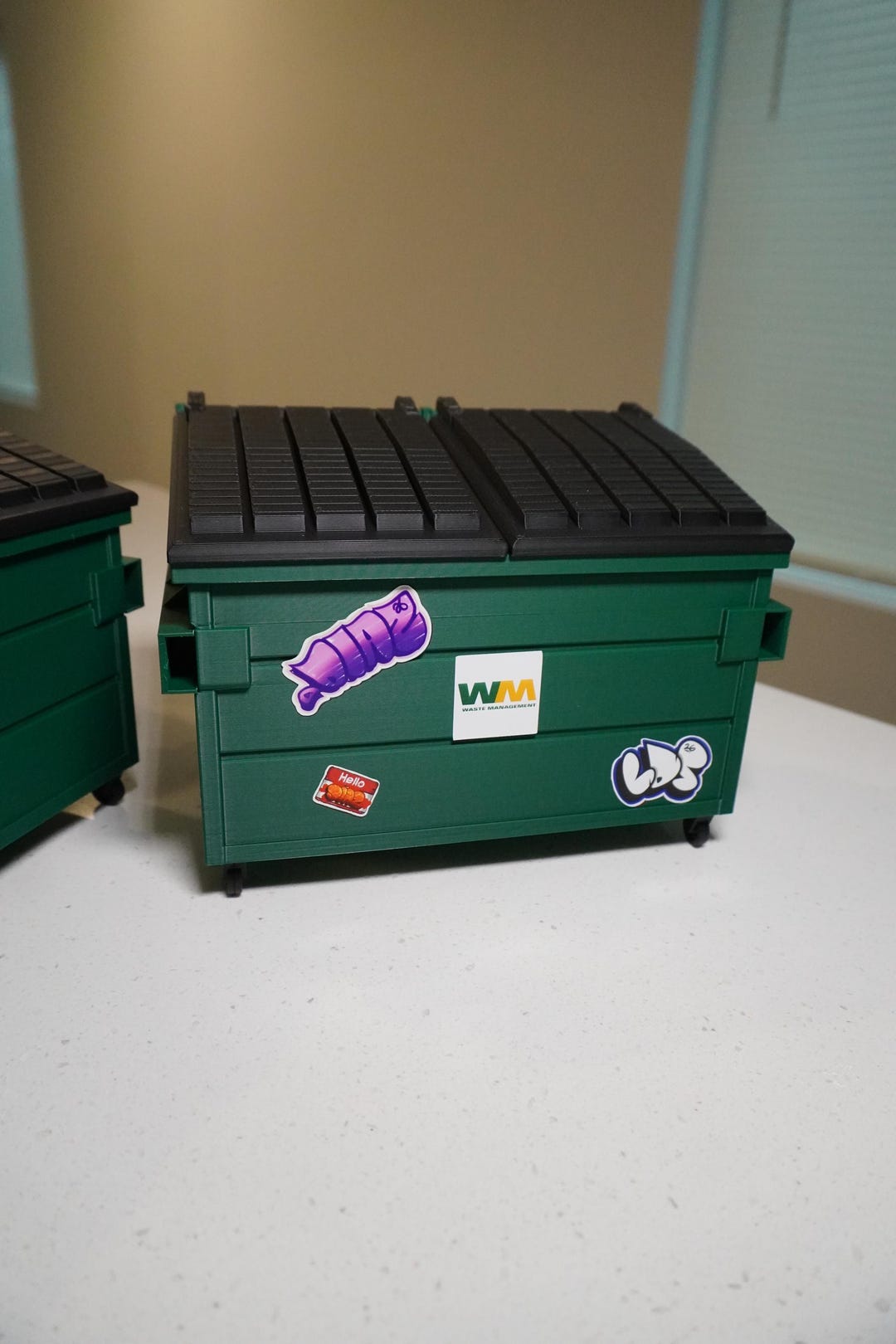 3D Printed Mini Dumpster | Urban Art Graffiti Display Prop, Diorama - Etsy