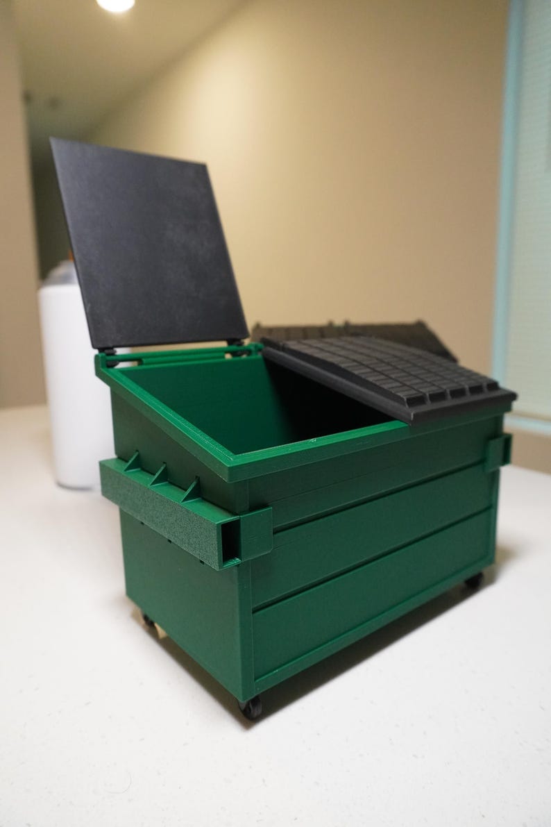 3D Printed Mini Dumpster | Urban Art Graffiti Display Prop, Diorama - Etsy