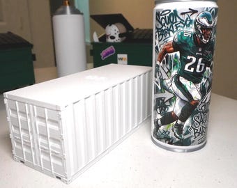 Lata de pintura en aerosol personalizada de los Eagles / Decoración de arte realista para fanáticos del fútbol americano con grafitis