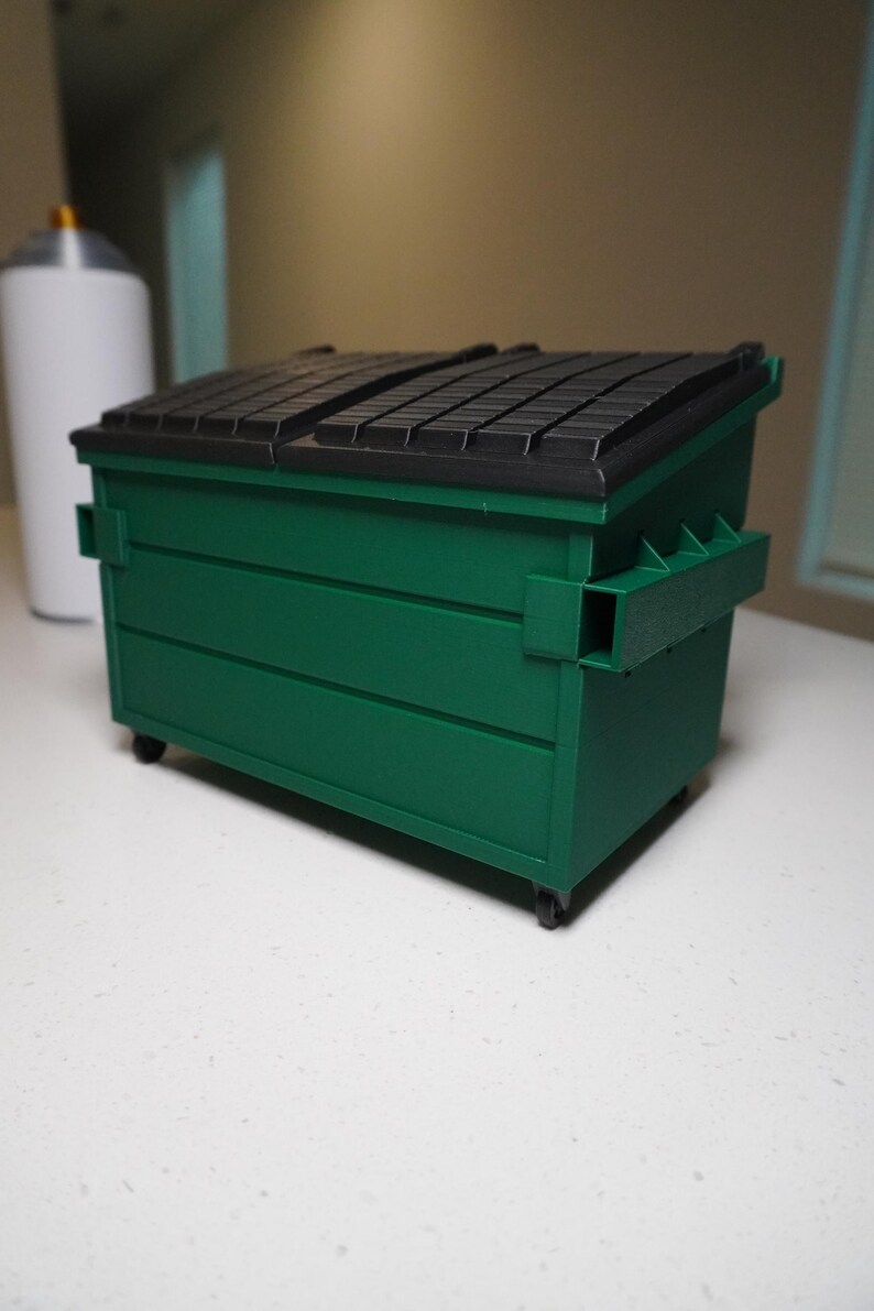3D Printed Mini Dumpster | Urban Art Graffiti Display Prop, Diorama - Etsy
