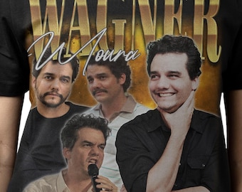 WAGNER MOURA SHIRT, Wagner Moura Vintage T-Shirt, Wagner Maniçoba de Moura Brazilian Actor Retro 90s Bootleg Homage Merch, Wagner Moura Tees